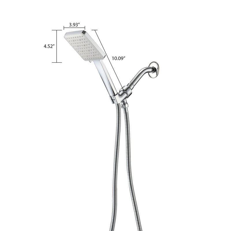 Chrome multifonctionnel à haute pression avec robinet de douche à main