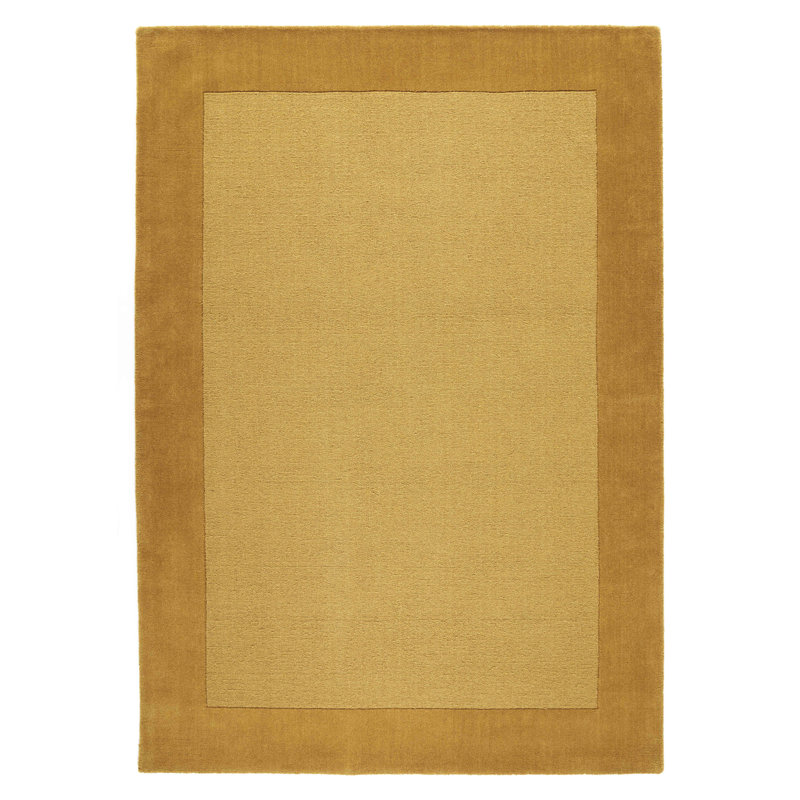 Colver Solid Colour Hand Loomed Area Rug Set, Rectangle 120 x 170cm