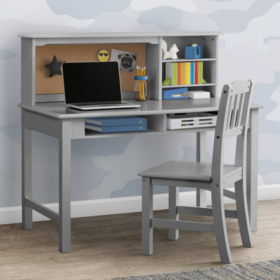 Kids 44"" W Writing Desk with Hutch And Chair Set -  Delta Children, TT87450GN-026
