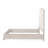  Fantosini King Chenille Panel Bed - Silver Mist