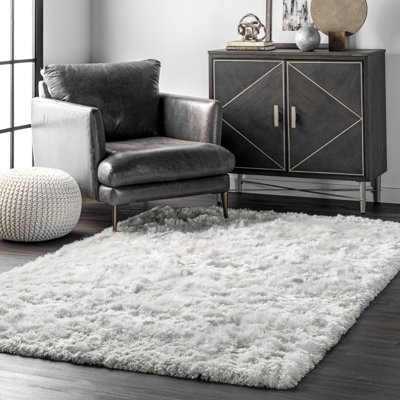 Brett Solid Colour Hand Woven Area Rug