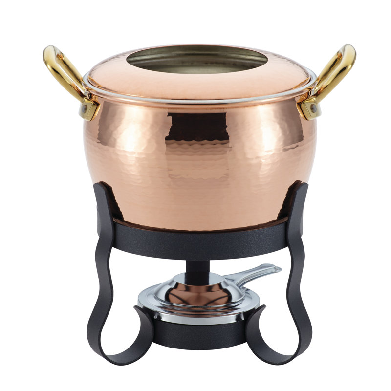 Ruffoni 2 qt. Historia 4 Piece 2 qt. Michelle Copper Fondue Set