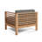 Amblewood Summer Teak Outdoor Club Chair-966364011-966364015