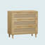 Armoire de rangement en rotin 3 tiroirs-1977623271