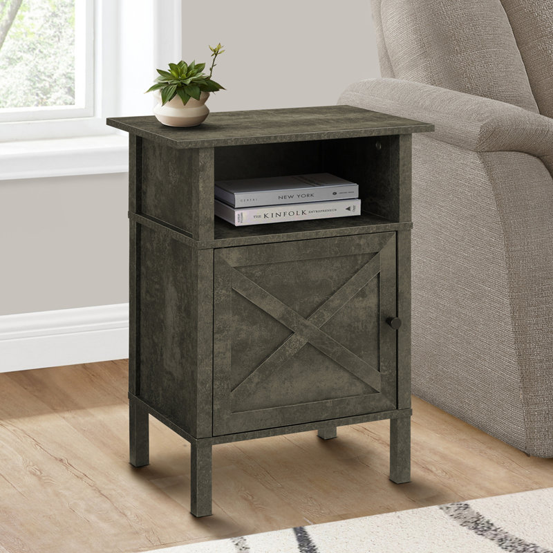 Table d'appoint, table d'appoint, bout, salon, Noir, Noir