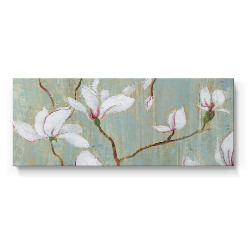 Dogwood Morning II - Toile tendue avec châssis - Prêt à accrocher, H 12 po x l 30 po