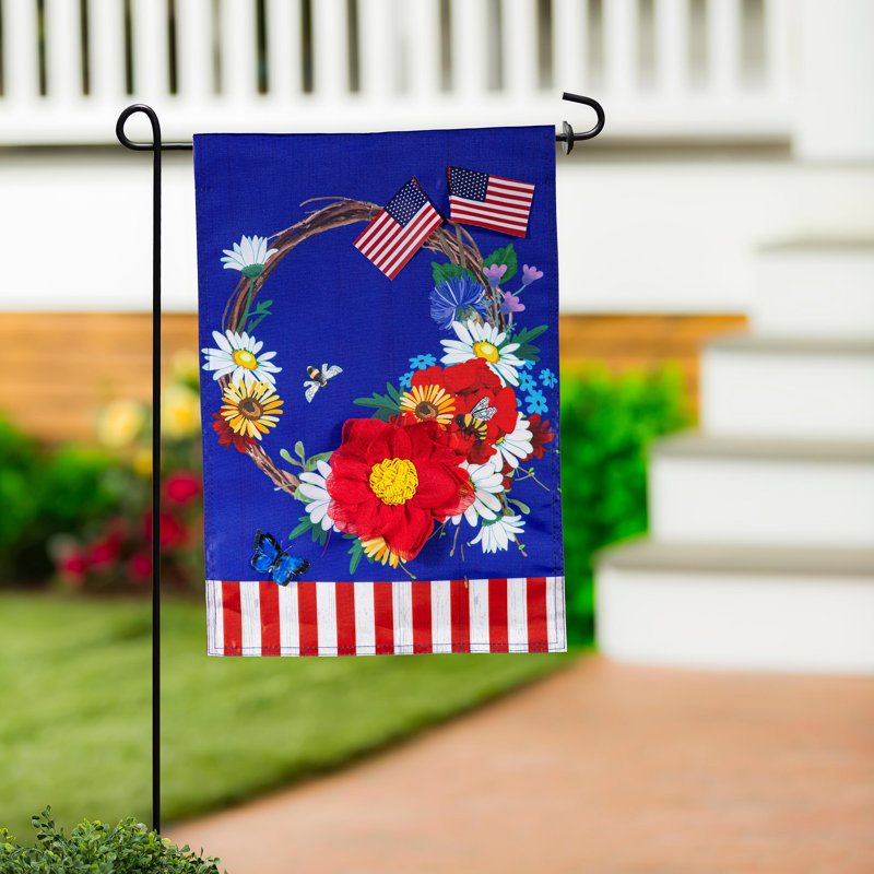 Drapeau de jardin patriotique