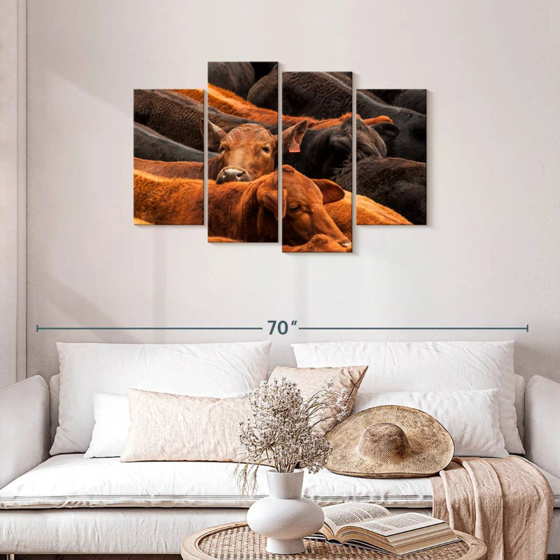 Brampt Beef Cattle, 27" H x 43" W