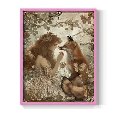 Reproduction encadrée WOMEN Series CDVII - bois massif