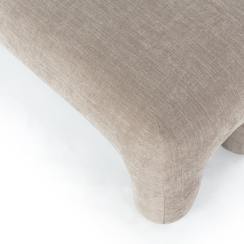 Tamlyn Performance Fabric Bench, Light Brown