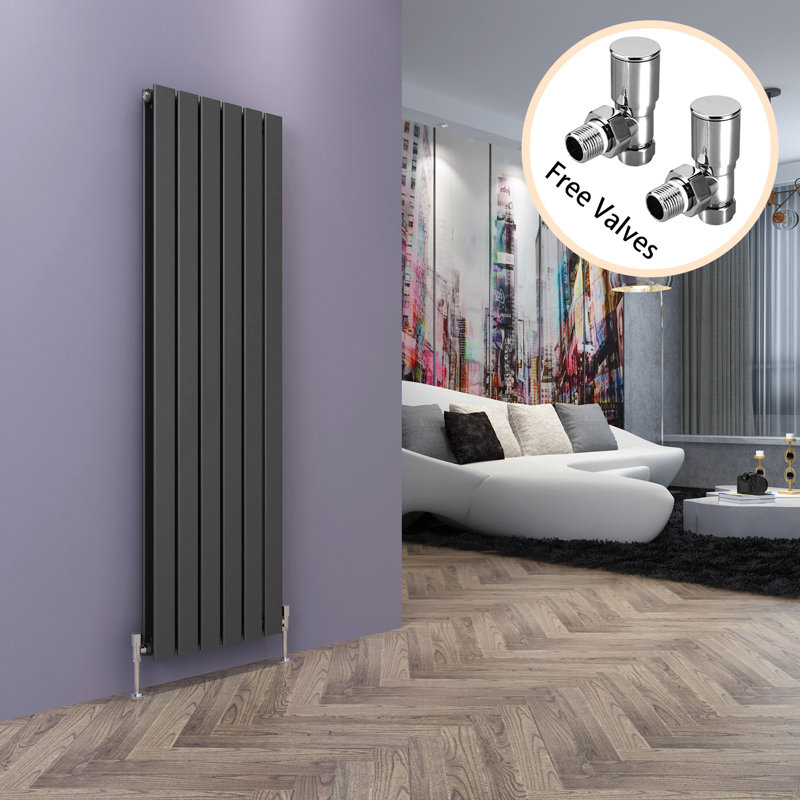 Bineau Vertical Designer Radiator, Black