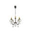 Lustre classic de style bougie 10 lumières avec accents en cristal Leatherhead