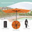 Parasol de marché rectangulaire 10 'x 6,5' avec manivelle-1905907469