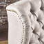 Chaise d'appoint de conception attrayante - fabrication beige