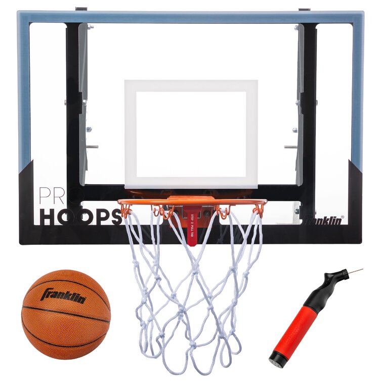 Silverback 23-Inch LED Light-Up Over-The-Door Mini Basketball Hoop Set