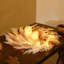 Harvest Day 24 Inch Autumn Harvest Cattail and Berry Artificial Wreath with Warm White LED Lights