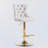 Thick Golden Swivel Velvet Barstools Adjusatble Seat Height from 27-35 Inch-845881996-854029288-851861296