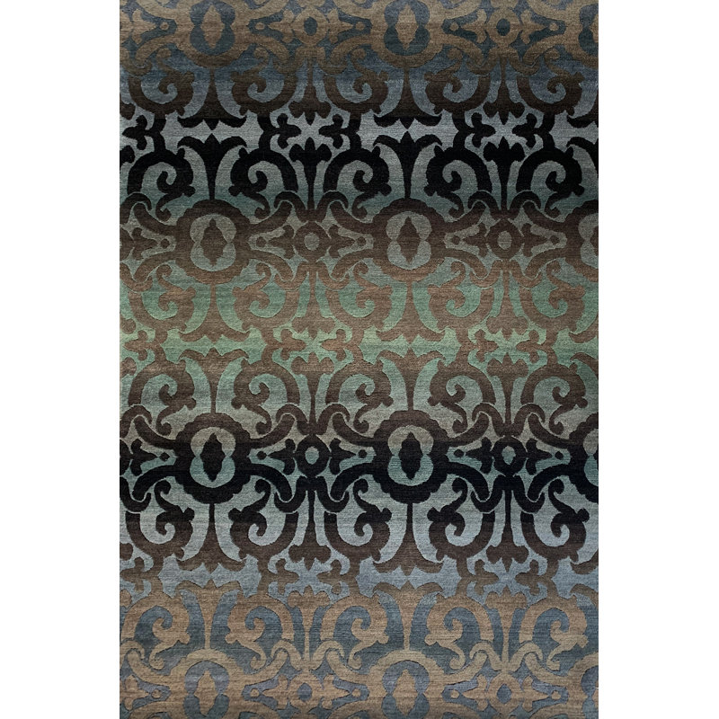 WROUGHT IRON BLUE, Rectangle 4' x 6'