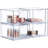  4 Pack Clear Stackable Acrylic Makeup Drawers and Vanity Organizers
