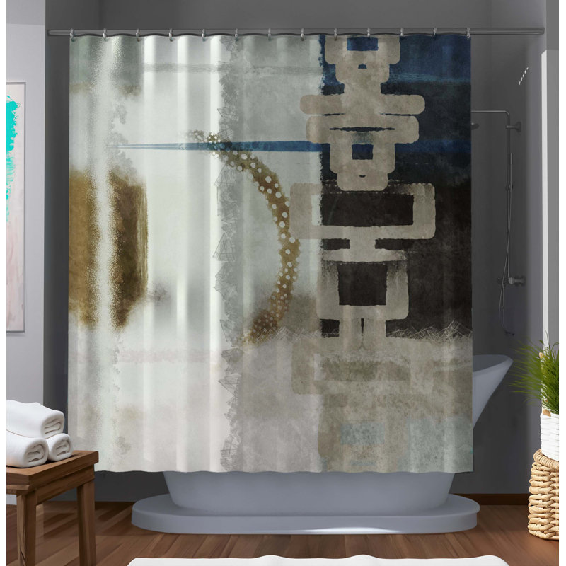 Abstract Shower Curtain