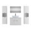 80 mm Wall Mounted Combined Vanity Unit with Vessel Ceramic Basin-1532586172