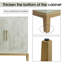 Armoire d'appoint 32 "avec garniture dorée-289095193