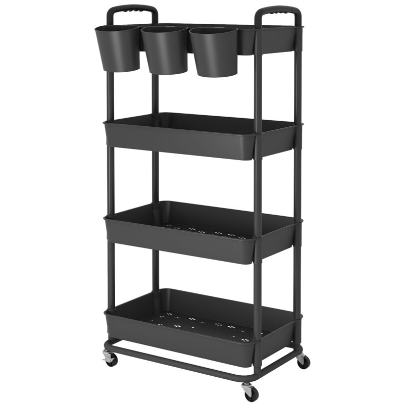 Alyssandra Metal Bar Cart