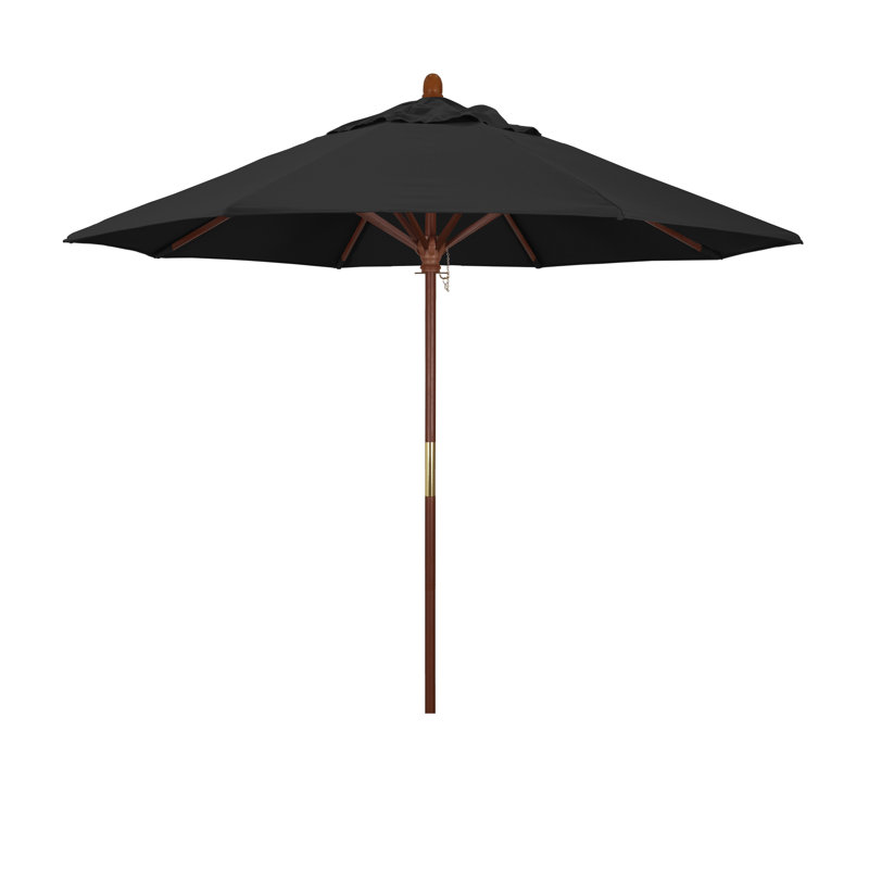 Manford 108'' Market Umbrella, Black - Pacifica