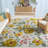 Jardin 275 Hand Tufted Indian Wool Pile Floral Rug-1754389182