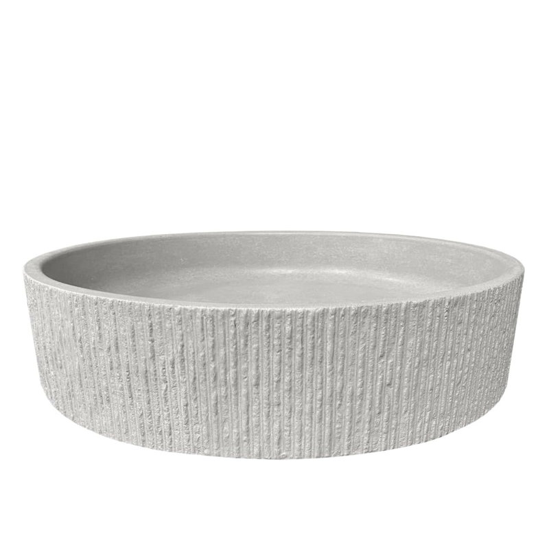 Groov 16'' L Bathroom Sink, Frost, Matte Black