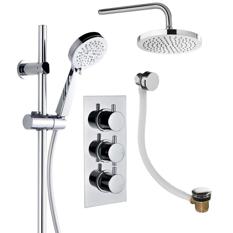 Windmill Thermostatic Triple Outlet Concealed Valve Pack