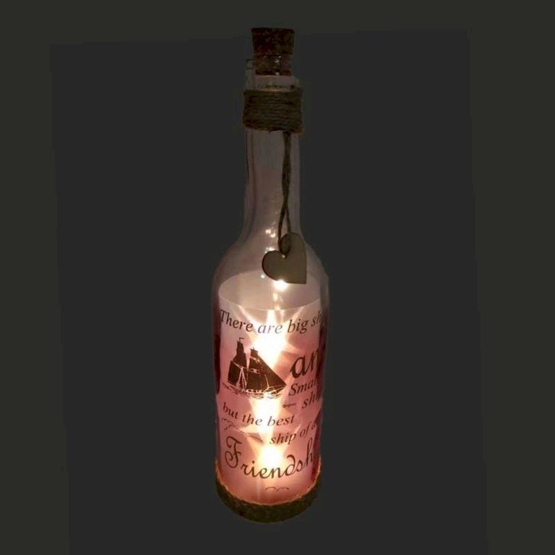 Bouteilles décoratives en verre multicolores de 11 po Ogallala