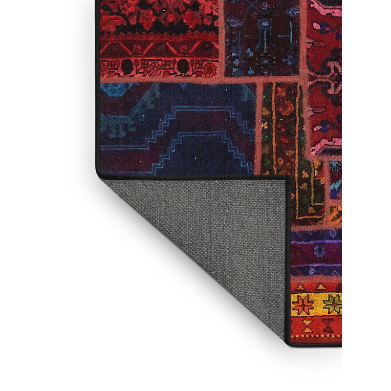 Abstract Indoor Rug, Rectangle 7' x 9'