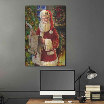 " Checking His List " by Ali Corti
