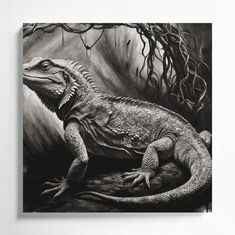 Art mural sur toile faune, H 16 po x l 16 po