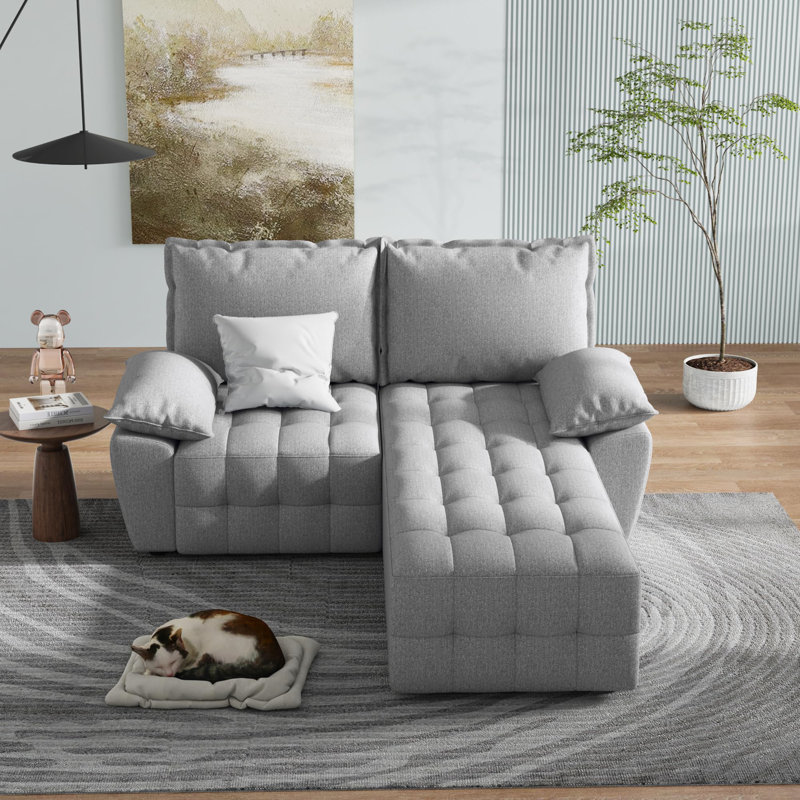 Canapé modulaire pour salon Eldene, Accoudoir à droite (vu de face)