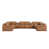 Cognac Genuine Leather