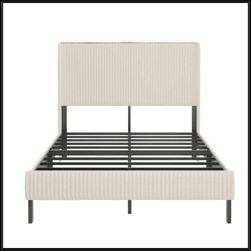 Grand lit plateforme