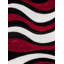 Tapis intérieur / extérieur rouge / noir / blanc Thornville-967723316