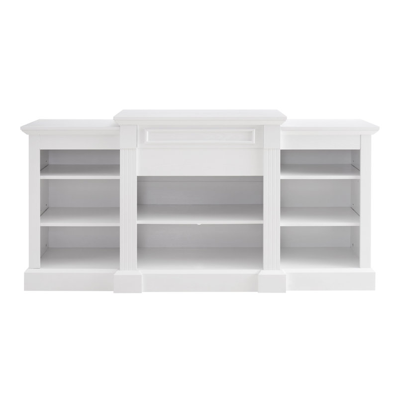 Console multimédia avec grande armoire de rangement