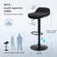 Tabouret de bureau debout noir, chaise de bureau debout réglable en hauteur, tabouret ergonomique avec repose-pieds et tabourets pivotants à 360 ° pour la maison de bureau-989698472