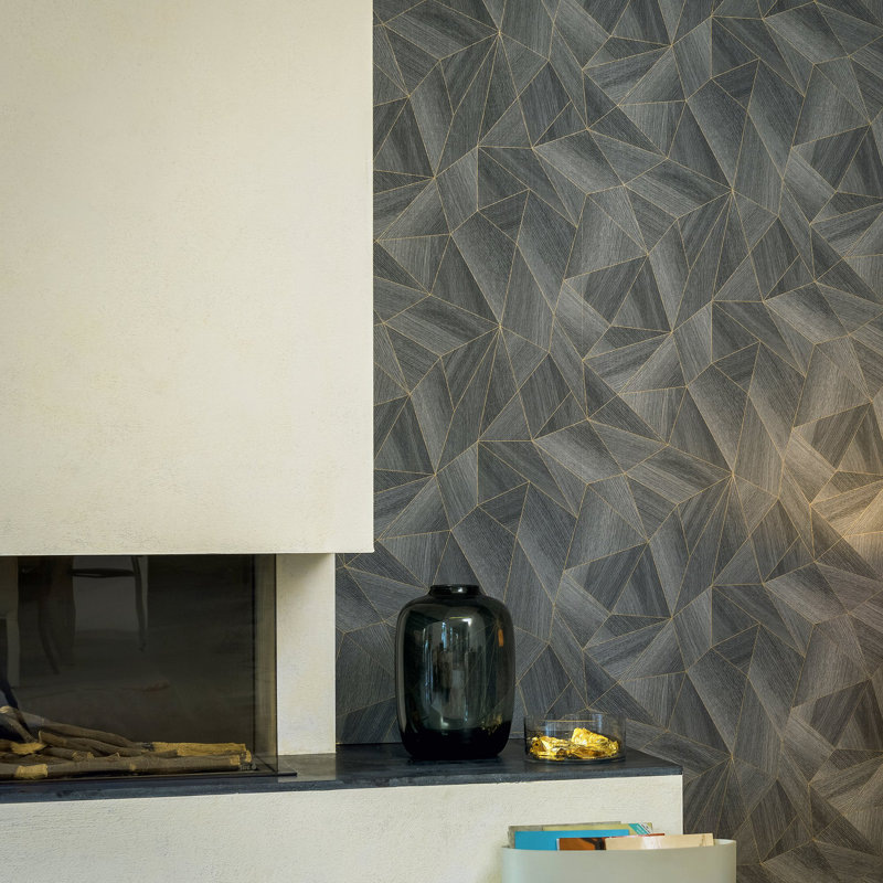 33cmm x 33cm Matte Wallpaper Roll, Grey