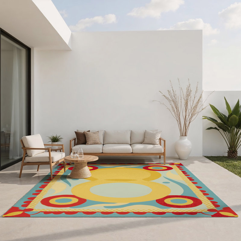 Cheeky Swing Indoor And Outdoor Area Rug, Rectangle 8' x 10'