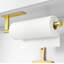 Stainless Steel Paper Towel Holder Under Cabinet, Self-Adhesive or Drilling-1720871772