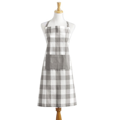 Skookum Plaid Cotton Bib Apron