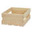 2 Piece Unfinished Pine Pallet Style Half Crate Set
