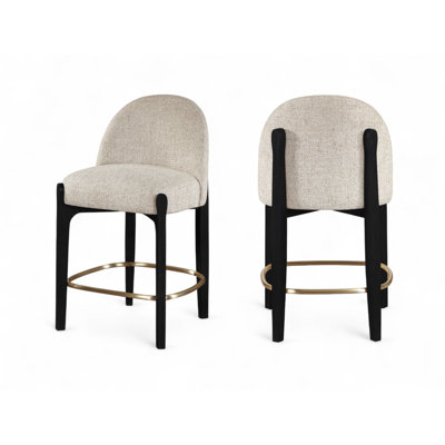 Maud Fabric Upholstered Counter Stool