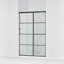 Elate Sliding Shower Door, 70-1/2-In H X 50-1/4 - 53-5/8-In W, With 1/4-In Thick Frosted Glass With Rectangular Grille Pattern-7763610