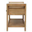 Banc de rangement pour hall d'entrée avec siège rembourré, 2 tiroirs, étagère à chaussures, vieux pin, l 39 po x P 14 po x P 19,8 po-740099632