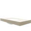 - Comptoir en pierre frittée à motif et lavabo rectangulaire encastré en céramique blanche, trou de robinet pré-percé simple, résistance à l'eau, conception de fuite standard d'une largeur de 18,93 po,